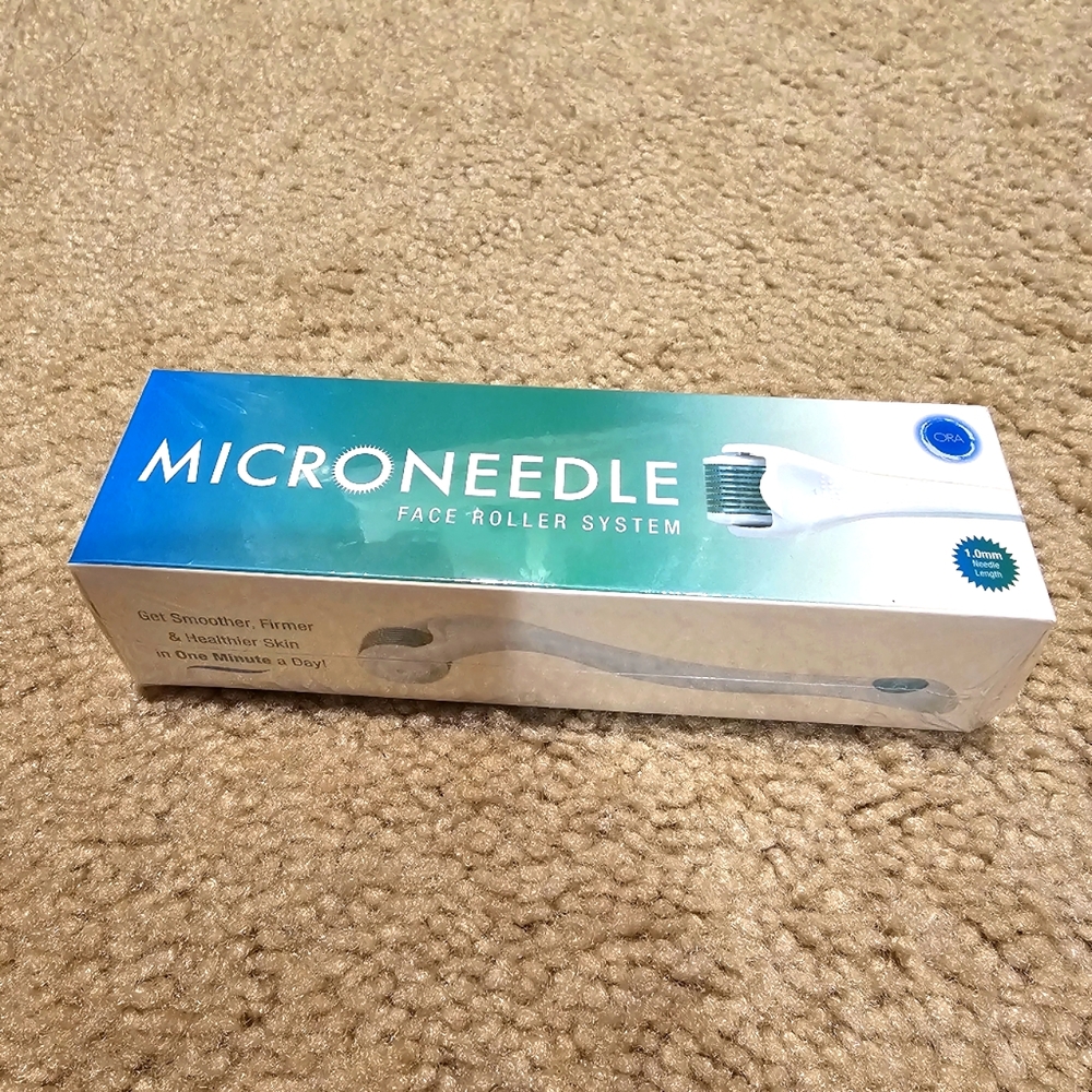 ORA Microneedle Face Roller System 1.0mm needle length